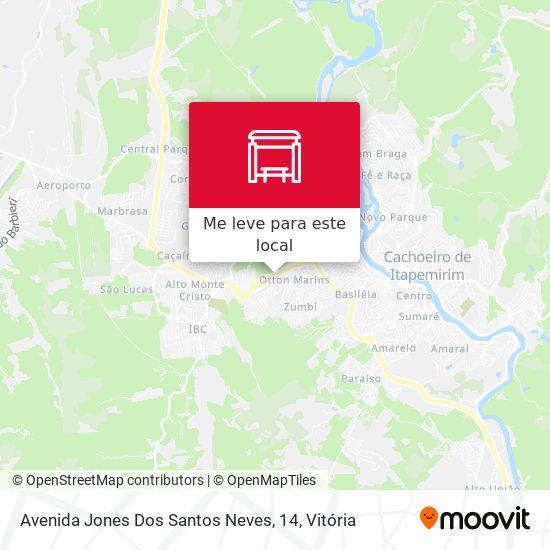 Avenida Jones Dos Santos Neves, 14 mapa