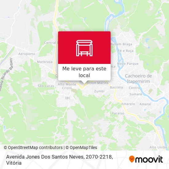 Avenida Jones Dos Santos Neves, 2070-2218 mapa
