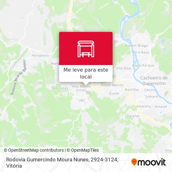 Rodovia Gumercindo Moura Nunes, 2924-3124 mapa