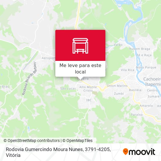 Rodovia Gumercindo Moura Nunes, 3791-4205 mapa