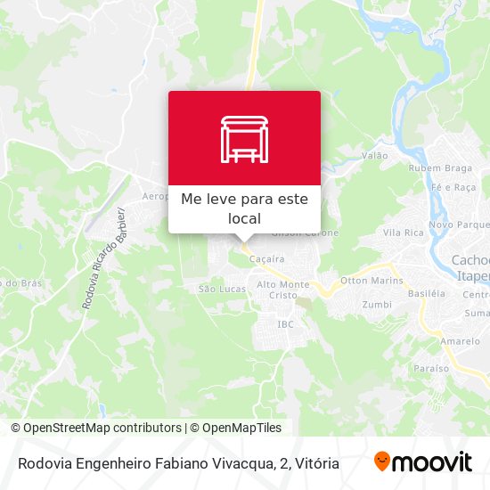 Rodovia Engenheiro Fabiano Vivacqua, 2 mapa