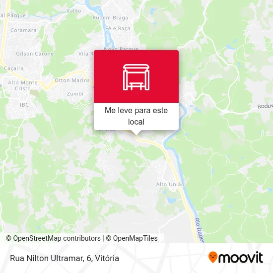 Rua Nilton Ultramar, 6 mapa