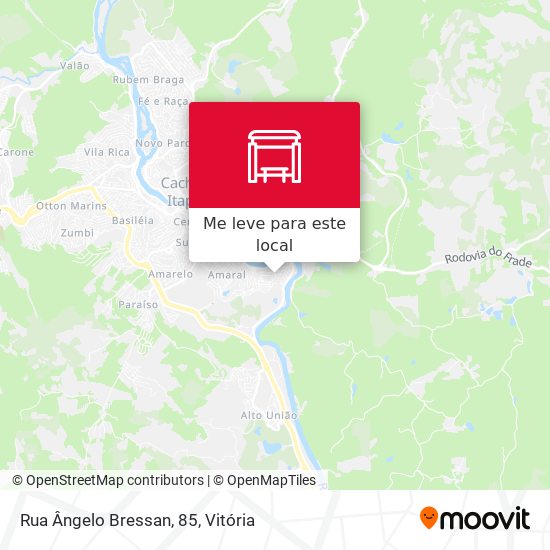 Rua Ângelo Bressan, 85 mapa