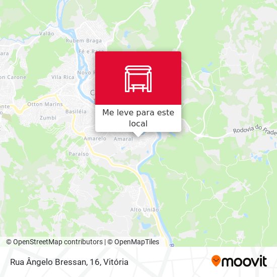 Rua Ângelo Bressan, 16 mapa
