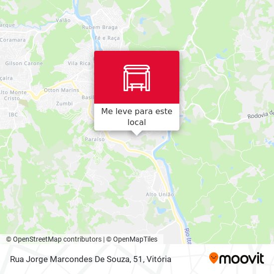Rua Jorge Marcondes De Souza, 51 mapa