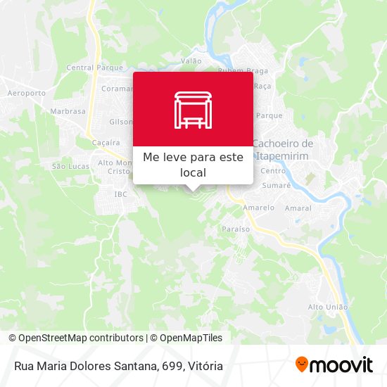 Rua Maria Dolores Santana, 699 mapa