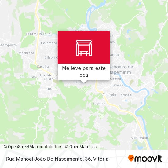 Rua Manoel João Do Nascimento, 36 mapa