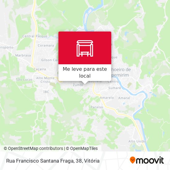 Rua Francisco Santana Fraga, 38 mapa
