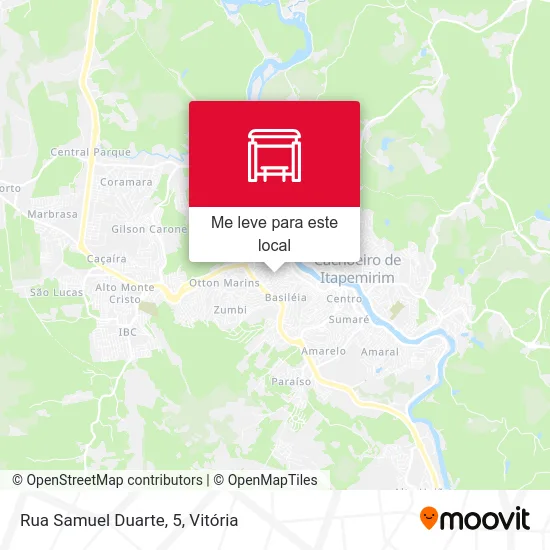 Rua Samuel Duarte, 5 mapa