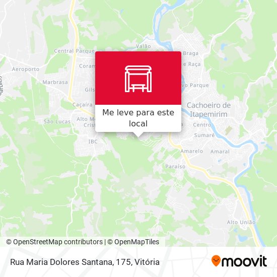 Rua Maria Dolores Santana, 175 mapa