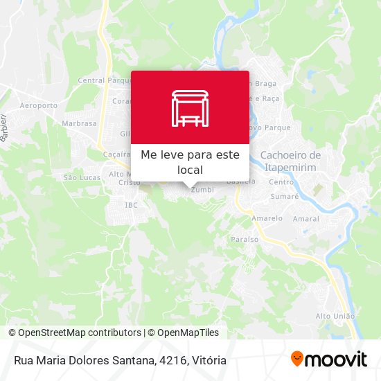 Rua Maria Dolores Santana, 4216 mapa