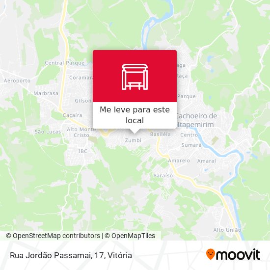 Rua Jordão Passamai, 17 mapa