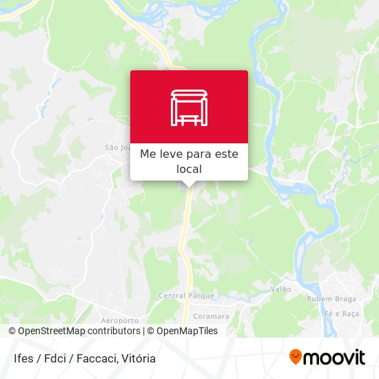 Ifes / Fdci / Faccaci mapa