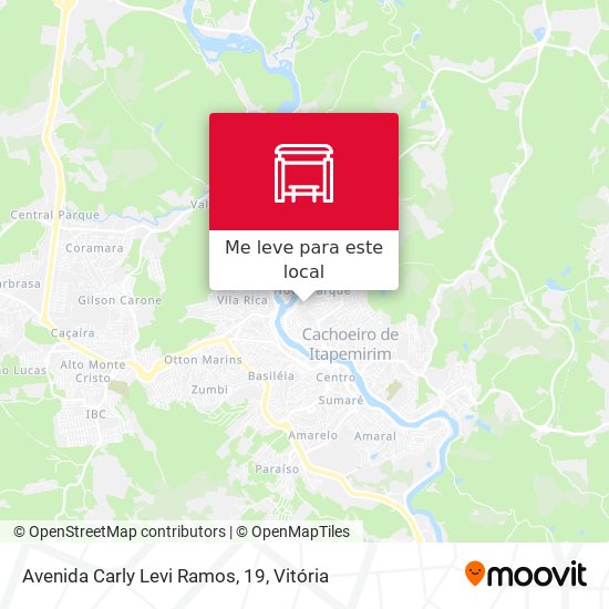Avenida Carly Levi Ramos, 19 mapa