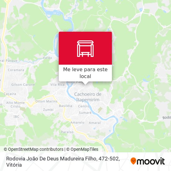 Rodovia João De Deus Madureira Filho, 472-502 mapa