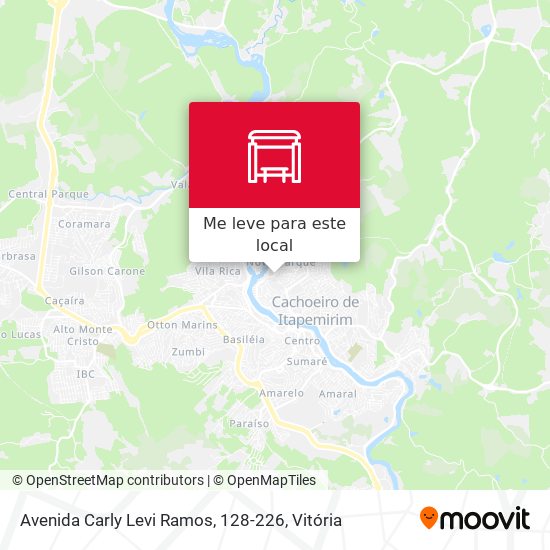 Avenida Carly Levi Ramos, 128-226 mapa