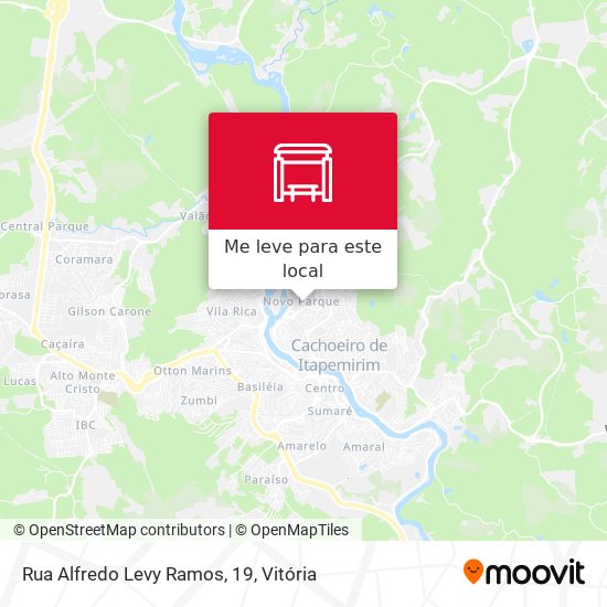 Rua Alfredo Levy Ramos, 19 mapa