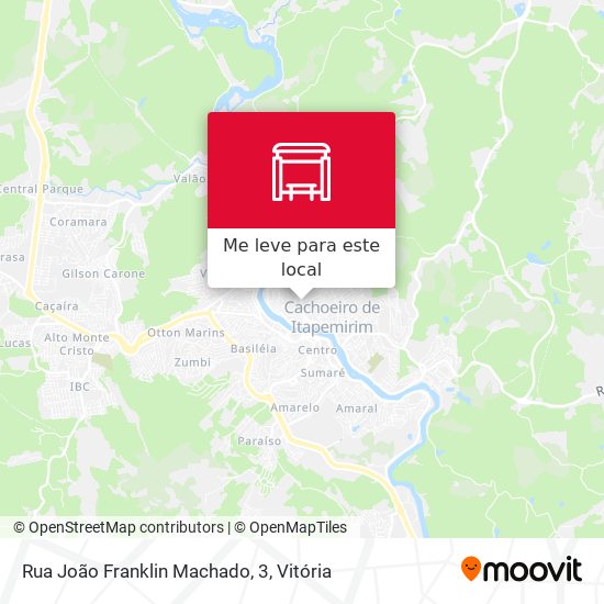 Rua João Franklin Machado, 3 mapa