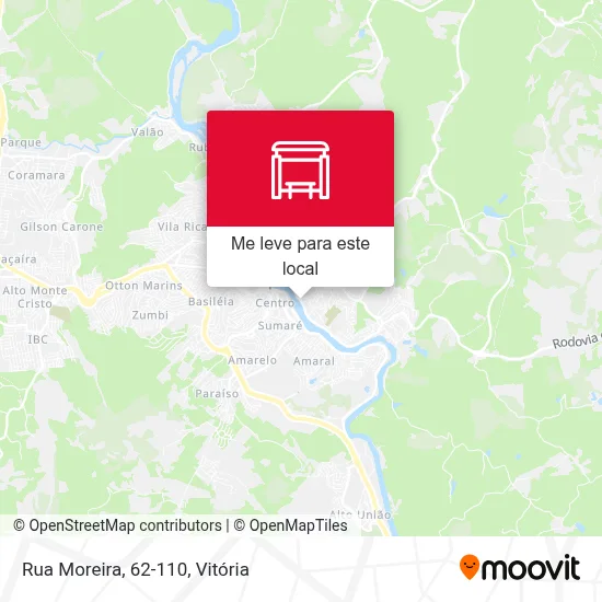 Rua Moreira, 62-110 mapa