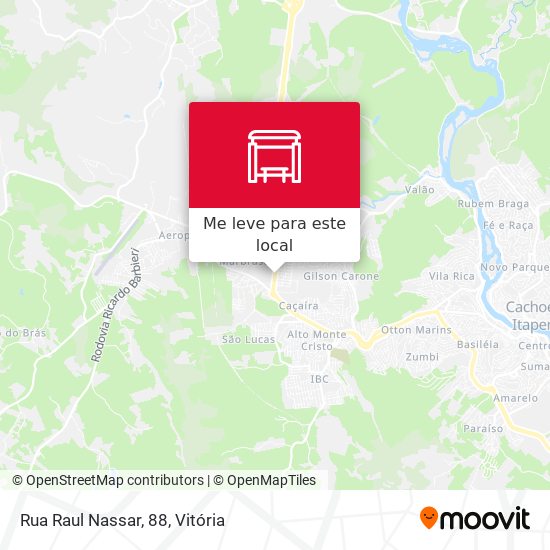 Rua Raul Nassar, 88 mapa