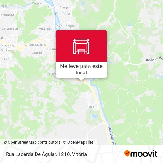 Rua Lacerda De Águiar, 1210 mapa
