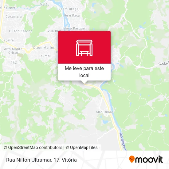 Rua Nilton Ultramar, 17 mapa