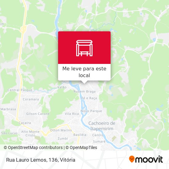 Rua Lauro Lemos, 136 mapa