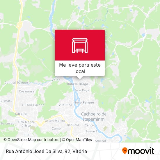 Rua Antônio José Da Silva, 92 mapa