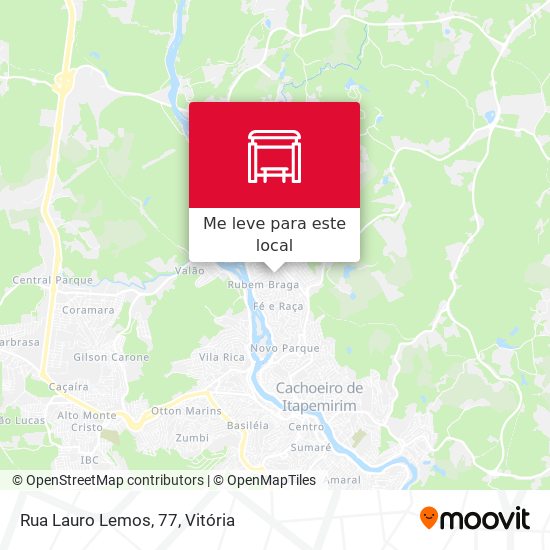 Rua Lauro Lemos, 77 mapa