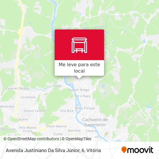 Avenida Justiniano Da Silva Júnior, 6 mapa