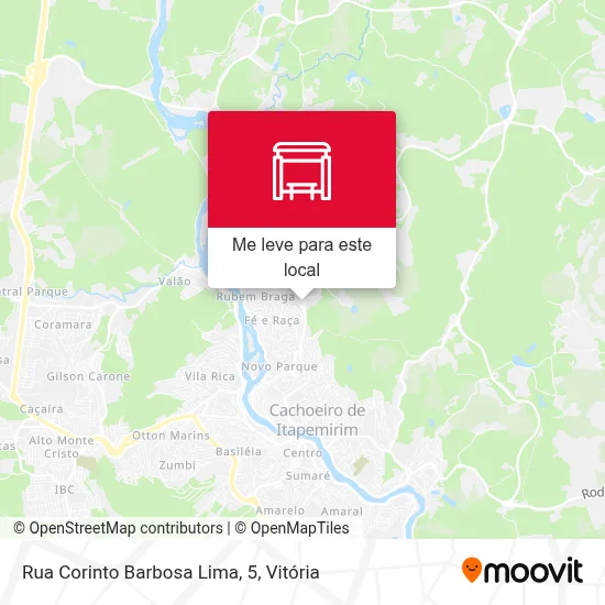 Rua Corinto Barbosa Lima, 5 mapa