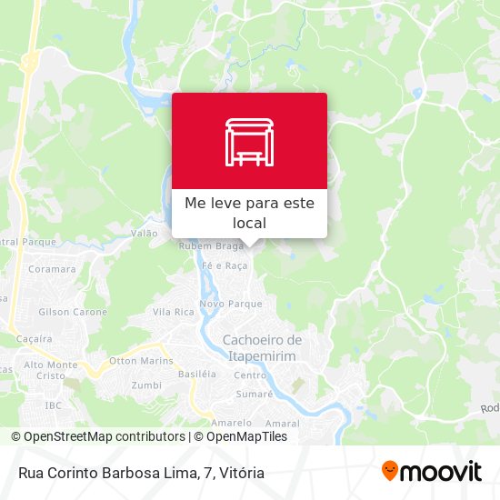 Rua Corinto Barbosa Lima, 7 mapa