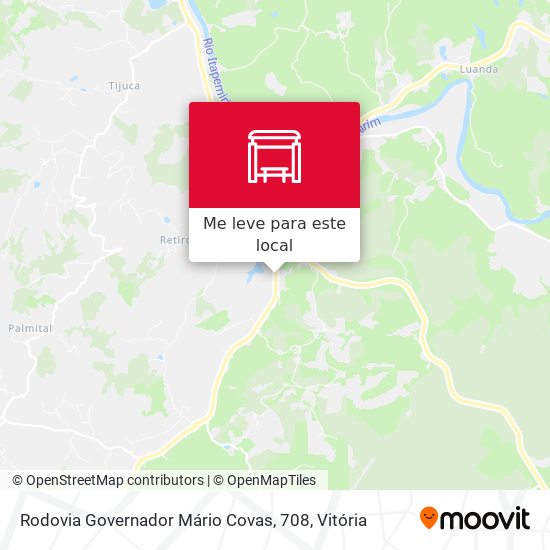 Rodovia Governador Mário Covas, 708 mapa