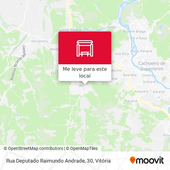 Rua Deputado Raimundo Andrade, 30 mapa