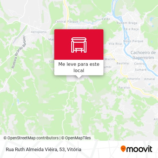 Rua Ruth Almeida Viêira, 53 mapa