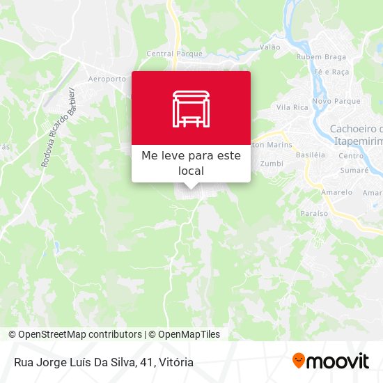 Rua Jorge Luís Da Silva, 41 mapa