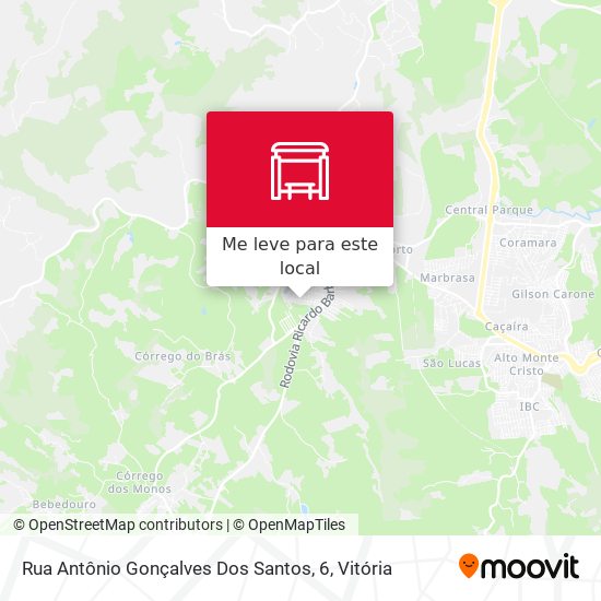 Rua Antônio Gonçalves Dos Santos, 6 mapa