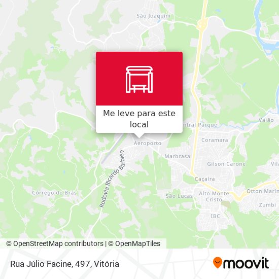 Rua Júlio Facine, 497 mapa