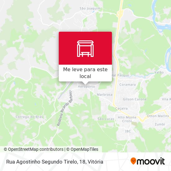 Rua Agostinho Segundo Tirelo, 18 mapa