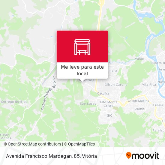 Avenida Francisco Mardegan, 85 mapa