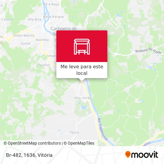 Br-482, 1636 mapa