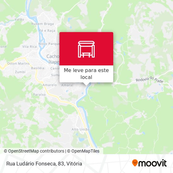 Rua Ludário Fonseca, 83 mapa