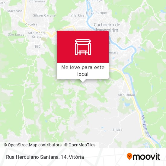 Rua Herculano Santana, 14 mapa