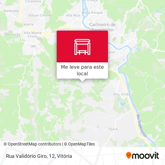 Rua Validório Giro, 12 mapa