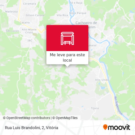 Rua Luís Brandolini, 2 mapa