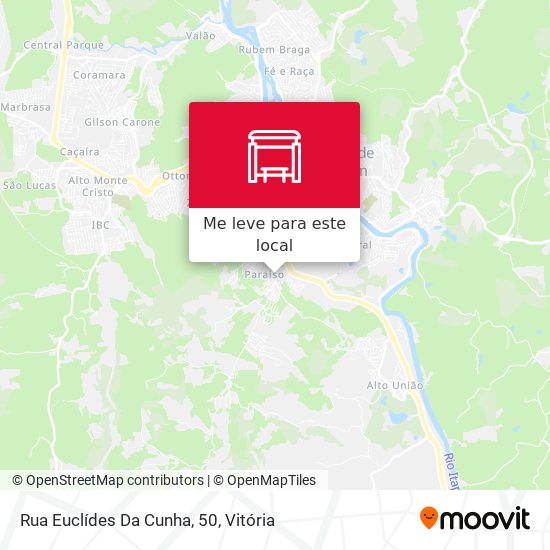 Rua Euclídes Da Cunha, 50 mapa