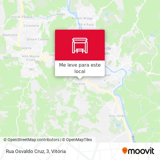 Rua Osvaldo Cruz, 3 mapa