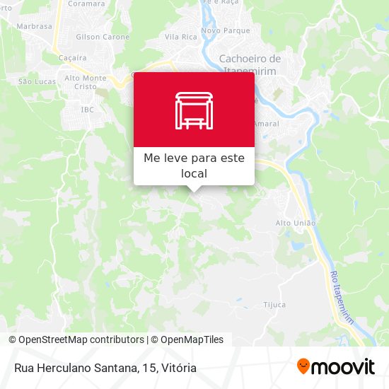 Rua Herculano Santana, 15 mapa