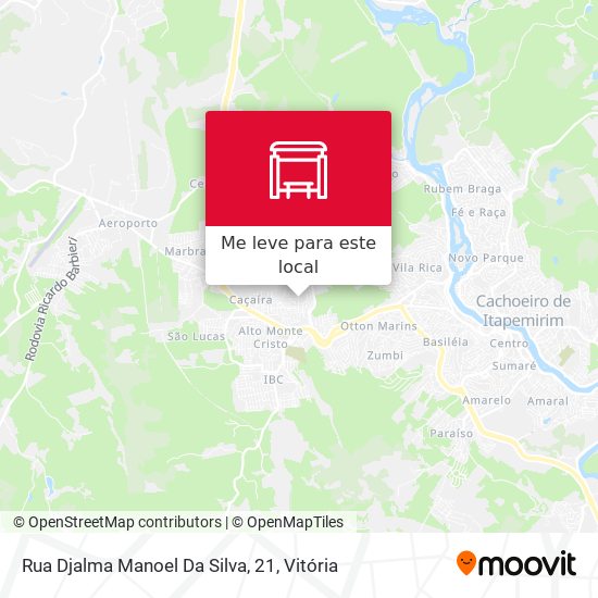 Rua Djalma Manoel Da Silva, 21 mapa