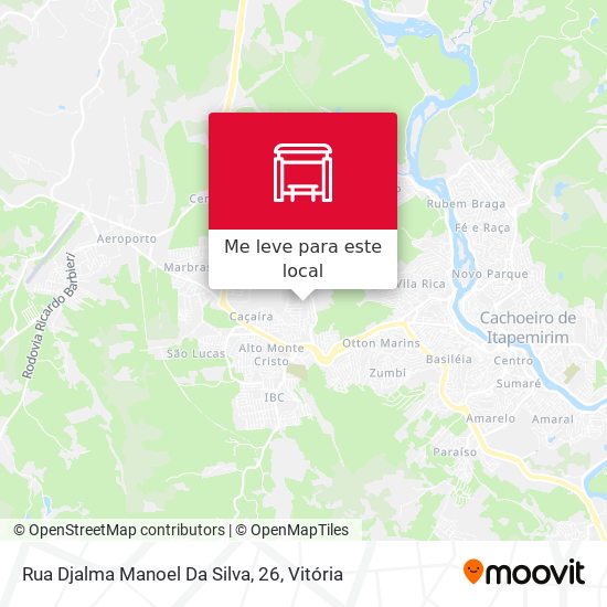 Rua Djalma Manoel Da Silva, 26 mapa